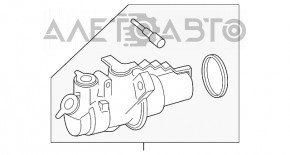 Cilindrul principal de frână Mercedes W167 GLE 350 450 20-23