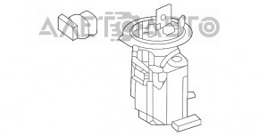 Топливный насос бензонасос Mercedes W167 GLE 450 20-23 3.0h