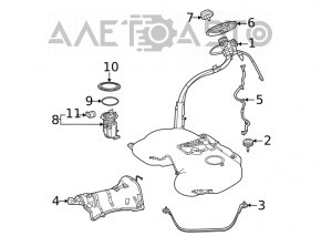 Rezervor de combustibil Mercedes W167 GLE 350 450 20-23