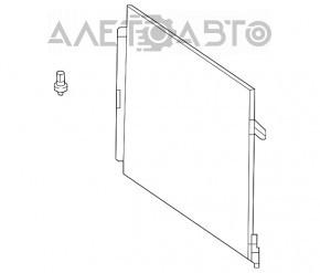 Radiatorul condensatorului de aer condiționat Mercedes W167 GLE 350 450 20-23