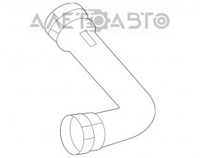 Furtunul de răcire superior Mercedes W167 GLE 450 20-23 3.0h