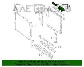 Receptor de aer dreapta Mercedes W167 GLE 450 20-23 3.0h