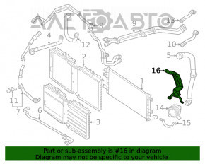 Кронштейн вспомогательного насоса охлаждения ВВБ Mercedes W167 GLE 450 20-23