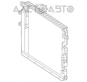 Grila radiatorului Mercedes W167 GLE 350 450 20-23