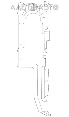 Deflector radiator dreapta Mercedes W167 GLE 350 450 20-23