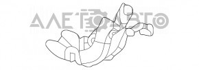 Накладка петли двери багажника левая Mercedes W167 GLE 350 450 20-23