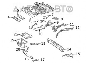 Крышка корпуса АКБ Mercedes W167 GLE 350 450 20-23