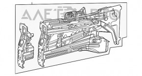 Четверть передняя левая Mercedes W167 GLE 350 450 20-23