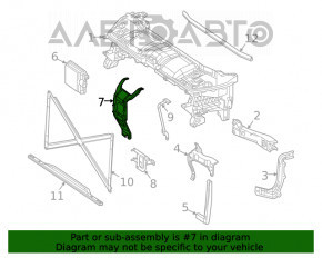 Suport radar de croazieră Mercedes W167 GLE 350 450 20-23