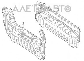 Panoul din spate al Mercedes W167 GLE 350 450 20-23 a fost tăiat