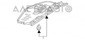 Capacul panoului frontal inferior al spatiului pentru picioare al pasagerului Mercedes W167 GLE 350 450 20-23