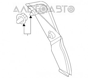 Capacul farului aripa exterioară spate stânga Mercedes W167 GLE 350 450 20-23