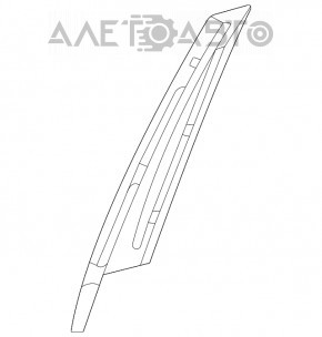 Накладка двери боковая передняя левая Mercedes W167 GLE 350 450 20-23 новый OEM оригинал