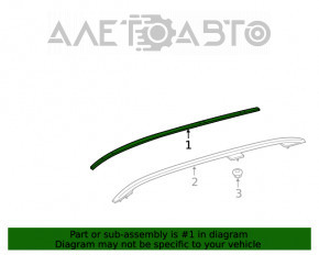 Capota dreapta a acoperisului Mercedes W167 GLE 350 450 20-23 pentru bare transversale, panoramica