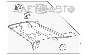 Накладка задней стойки перед форточкой левая Mercedes W167 GLE 350 450 20-23 бежевая, подчистку