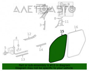 Уплотнитель дверного проема передний правый Mercedes W167 GLE 350 450 20-23