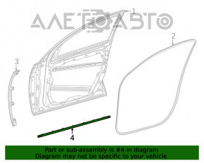 Garnitura ușii față stânga Mercedes W167 GLE 350 450 20-23 inferioară