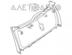 Capacul portbagajului inferior al usii Mercedes W167 GLE 350 450 20-23 negru, partea superioară