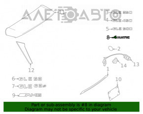 Emblema inscripția 4matic ușile portbagajului Mercedes W167 GLE 350 450 22-23