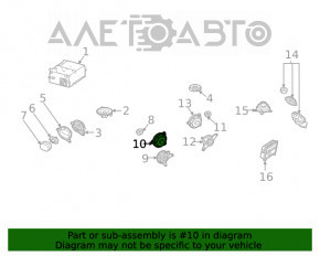 Difuzor ușă față dreapta Mercedes W167 GLE 350 450 20-23 Burmester