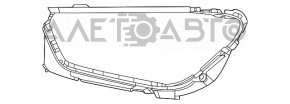 Уплотнитель фары передний правый Mercedes W167 GLE 350 450 20-23 OEM