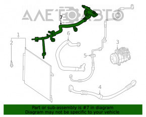 Compresorul de aer condiționat al încălzitorului pentru a doua conductă Mercedes W167 GLE 350 450 20-23