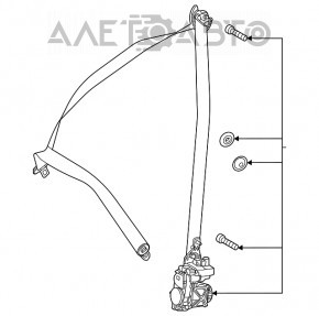 Centura de siguranță cu tensiune pentru șofer Mercedes W167 GLE 350 450 20-23 bej