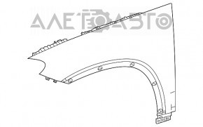 Крыло переднее левое Mercedes W167 GLE 350 450 20-23 новый OEM оригинал