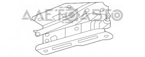 Balama capota stanga Mercedes W167 GLE 350 450 20-23 nou original OEM