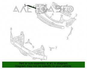 Prindere aripa dreapta a bara fata Mercedes W167 GLE 350 450 20-23