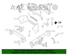 Обрамление накладки заднего бампера нижнее правое Mercedes W167 GLE 350 450 20-23 хром