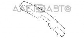 Capacul buzei barei spate Mercedes W167 GLE 350 450 20-23 crom, zgârieturi