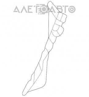 Conducta de aerisire a bara fata stanga Mercedes W167 GLE 350 450 20-23