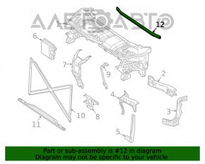 Garnitura capotei Mercedes W167 GLE 350 450 20-22 pe caroserie