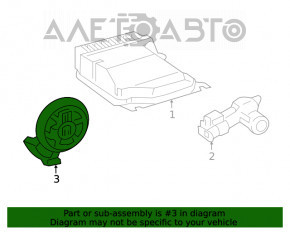 Senzor airbag spate dreapta Mercedes W167 GLE 350 450 20-23