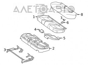 Rândul din spate al scaunelor, al doilea rând Mercedes W167 GLE 350 450 20-23 piele bej