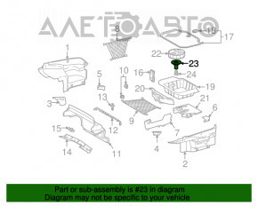 Suport roată de rezervă Mercedes W167 GLE 350 450 20-23