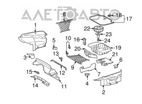 Suport roata de rezerva pentru Mercedes W167 GLE 350 450 20-23 nou original