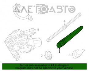 Поводок дворника задний Mercedes W167 GLE 350 450 20-23