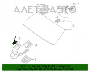 Senzor de ploaie Mercedes W167 GLE 350 450 20-22 pentru proiecție