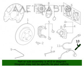 Датчик ABS задний правый Mercedes W167 GLE 350 450 20-23