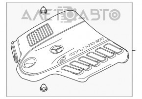 Накладка двигателя Mercedes W167 GLE 450 20-23 3.0h