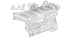 Коллектор впускной Mercedes W167 GLE 450 20-23 3.0h с интеркулером