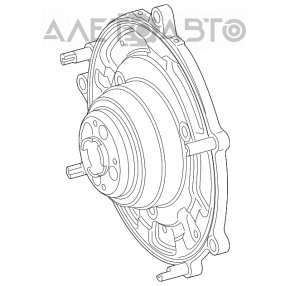 Montarea motorului electric al cutiei de viteze automate Mercedes W167 GLE 450 20-23