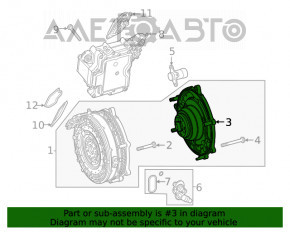 Montarea motorului electric al cutiei de viteze automate Mercedes W167 GLE 450 20-23