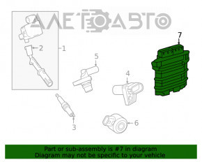 Блок ECU компьютер двигателя Mercedes W167 GLE 450 20-23 3.0h