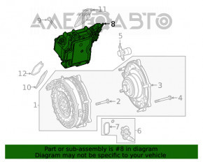 Блок управления электродвигателем АКПП Mercedes W167 GLE 450 20-23 3.0h