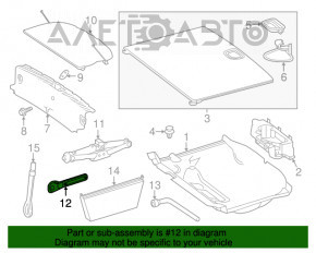 Ручка домкрата Mercedes W167 GLE 350 450 20-23