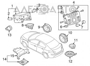 Усилитель аудио Mazda3 MPS 09-13