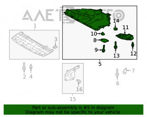 Protecție motor spate Mazda 6 13-21